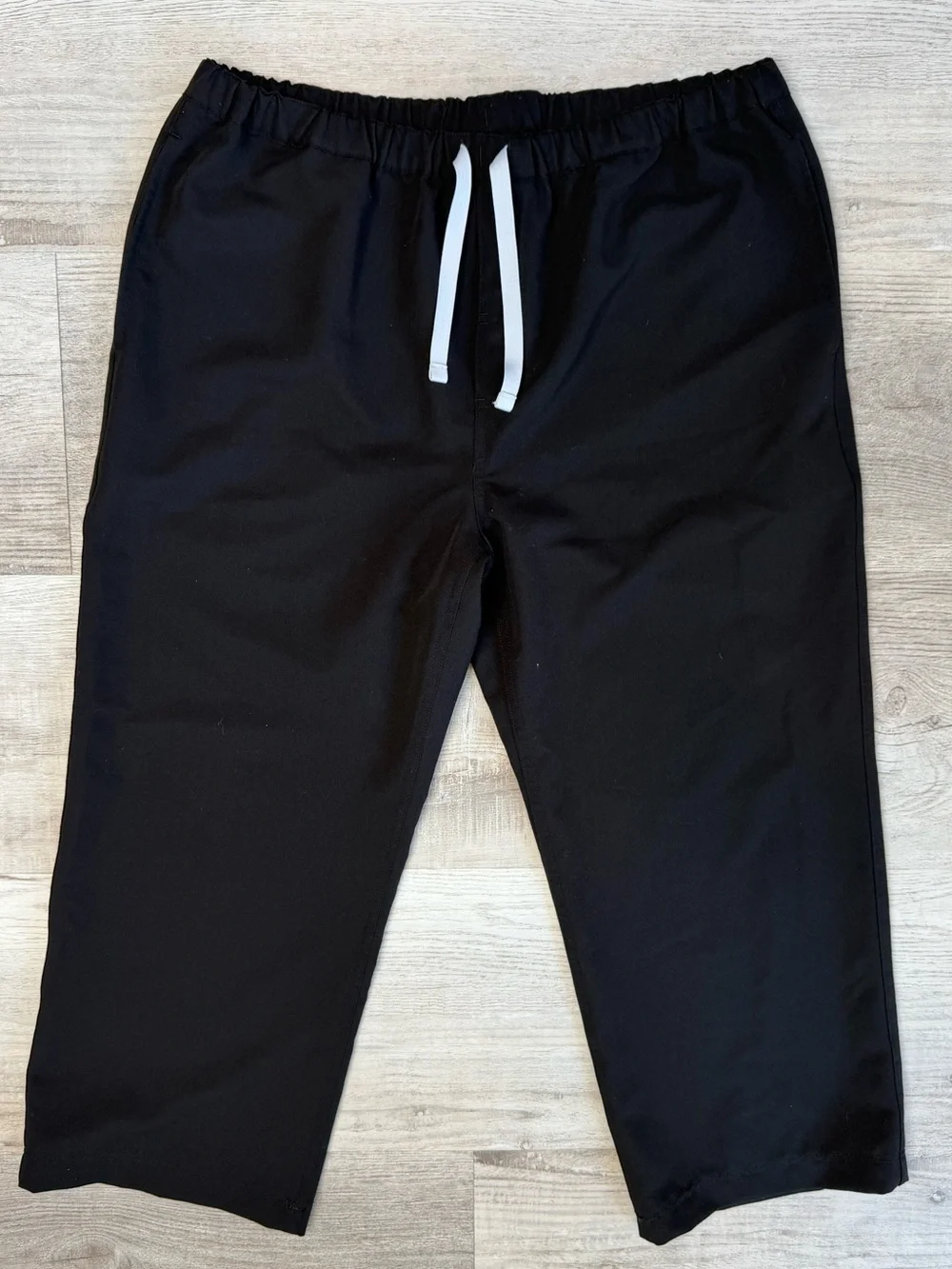 Figs Men's Pisco Straight-Leg Scrub Pant Size L/S Black Altered 23” inseam